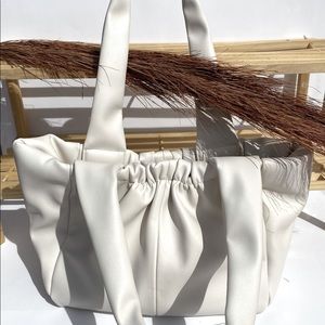 Faux Leather Shoulder Bag